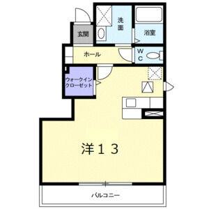 ワンルーム 間取り図