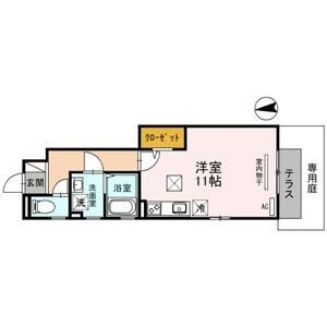 ワンルーム 間取り図