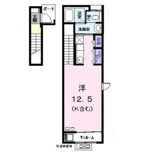 ワンルーム 間取り図
