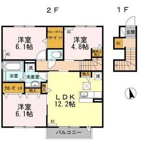 3LDK 間取り図