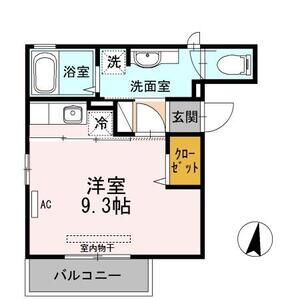 ワンルーム 間取り図