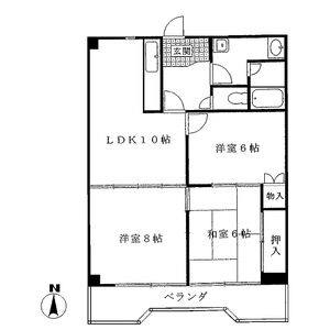 3LDK 間取り図