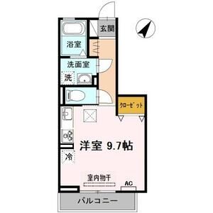 ワンルーム 間取り図