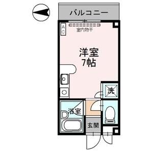 ワンルーム 間取り図
