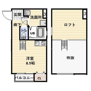 ワンルーム 間取り図