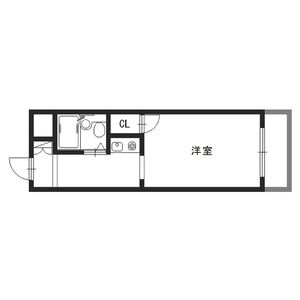 ワンルーム 間取り図