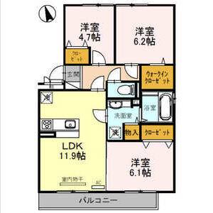 3LDK 間取り図