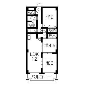 3LDK 間取り図