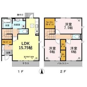 3LDK 間取り図