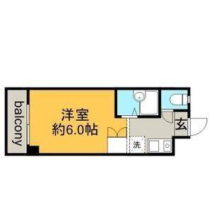 ワンルーム 間取り図