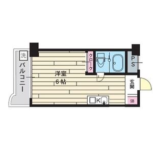 ワンルーム 間取り図