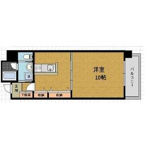 1DK 間取り図