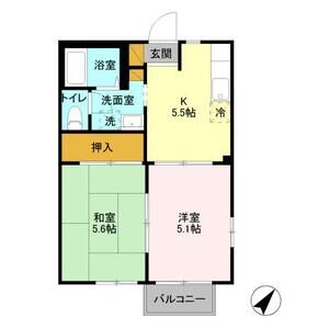 2K 間取り図