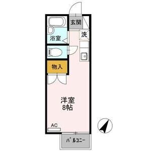 ワンルーム 間取り図