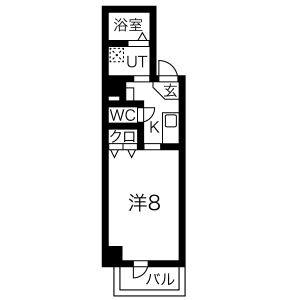 ワンルーム 間取り図