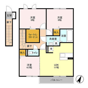 3LDK 間取り図