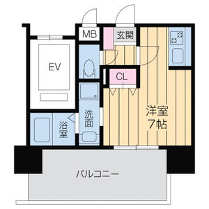 ワンルーム 間取り図