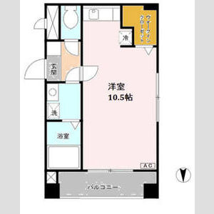 ワンルーム 間取り図