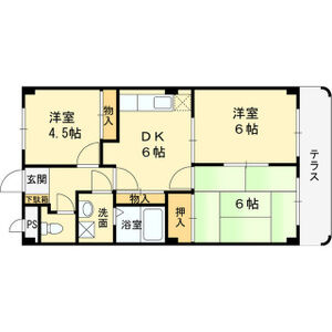 3DK 間取り図