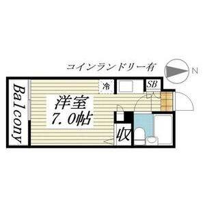 ワンルーム 間取り図