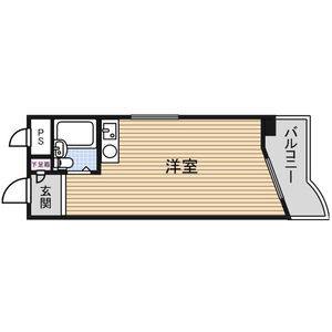 ワンルーム 間取り図