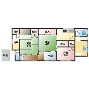 4DK 間取り図