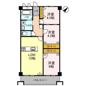 3LDK 間取り図