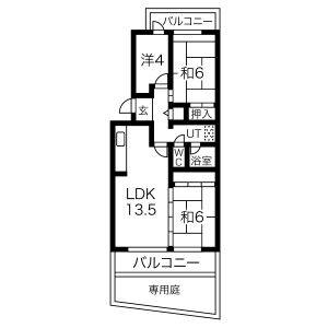 3LDK 間取り図