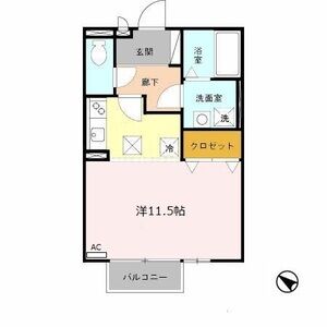 ワンルーム 間取り図
