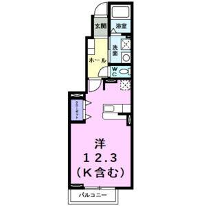 ワンルーム 間取り図