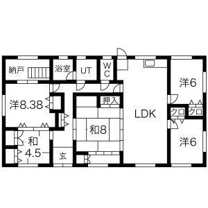 5LDK 間取り図