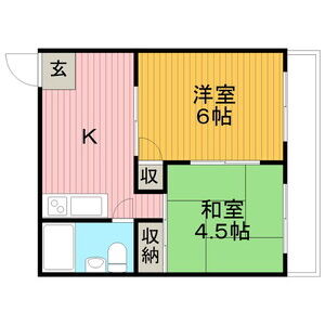 2K 間取り図
