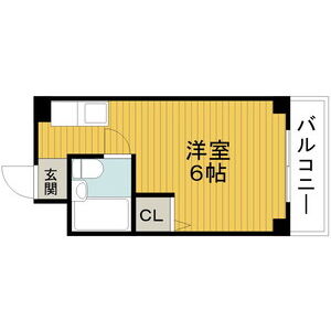 ワンルーム 間取り図