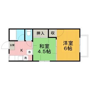 2K 間取り図