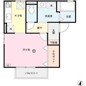 ワンルーム 間取り図