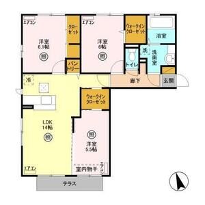 3LDK 間取り図