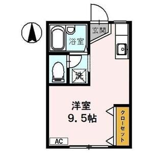 ワンルーム 間取り図