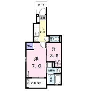 2K 間取り図