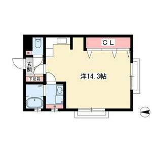 ワンルーム 間取り図