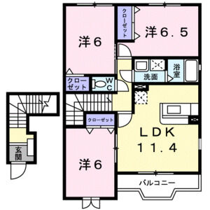 3LDK 間取り図
