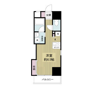 ワンルーム 間取り図