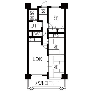 3LDK 間取り図