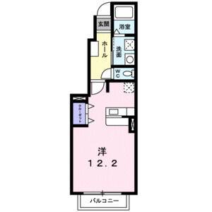 ワンルーム 間取り図