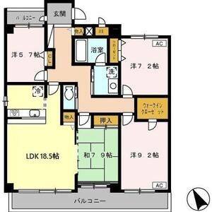 4LDK 間取り図