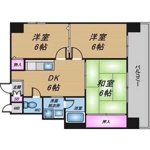 2K 間取り図