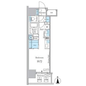 ワンルーム 間取り図