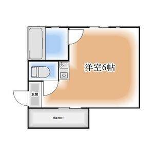 ワンルーム 間取り図