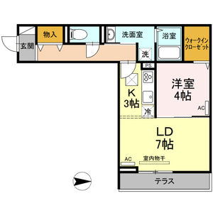 2K 間取り図
