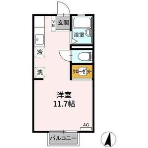 ワンルーム 間取り図