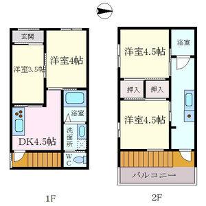 4DK 間取り図